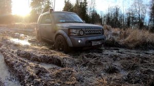 [4K] Land Rover Discovery 4 "сдулся" на маршруте к базе ПВО Skoda Yeti, Honda Pilot, Outlander и др