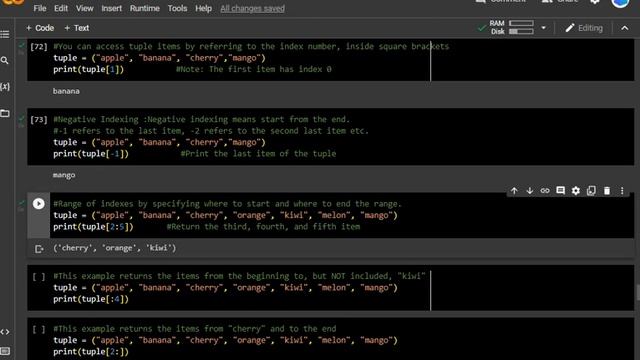 Tuple in Python with Example  #pythontuple  #rlanguagestatistics