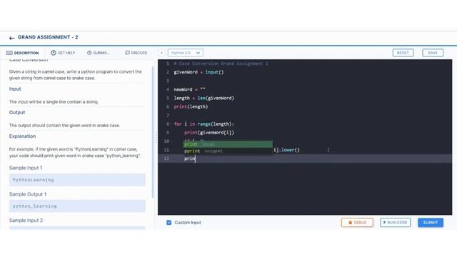 Case Conversion | Grand Assignment 2 | Python coding tips tricks | Nxtwave ccbp 4.0 telugu | Python