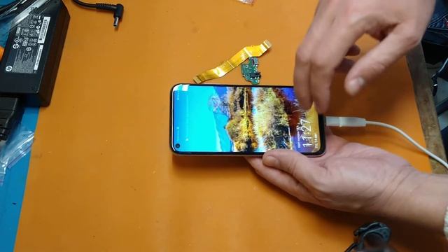 Ремонт телефона huawei p40 lite после залития в СЦ "ПК-Партнер" смотреть онлайн