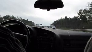 BMW M3 e36 Coupe passes M3 e36 Sedan