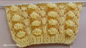 РЕЛЬЕФНЫЙ УЗОР СПИЦАМИ 132 Вязание Узоры спицами