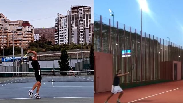 Улучшил свою подачу в теннисе за несколько тренировок / (Improved My Tennis Serve In A Few Sessions