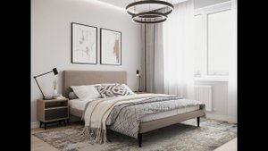 Обзор дизайна MOON FAMILY 1256 (кровать без подъемного механизма)