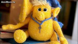 Амигуруми: схема Большой Ух. Игрушки вязаные крючком.