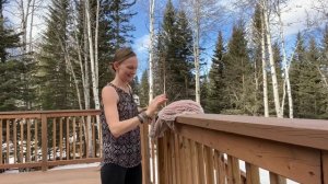 Стирка пряжи после прядения.