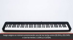 CDP-S160 - Metrónomo - Utilizar la Función Metrónomo - Piano Casio