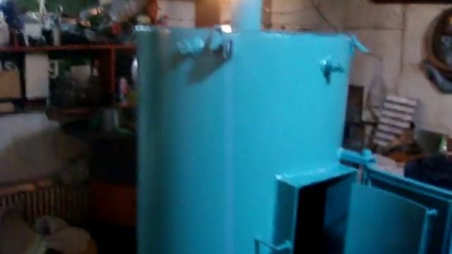 Котёл длительного горения (покраска) смотреть онлайн