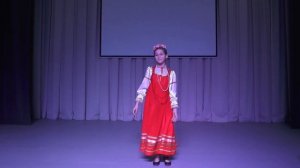 Саратовские частушки "Лодочка-моторочка" из реп.Л.А.Руслановой - Сучкова Елизавета.