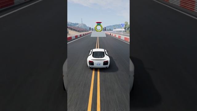 Audi R8 Crash Test BeamNG Drive