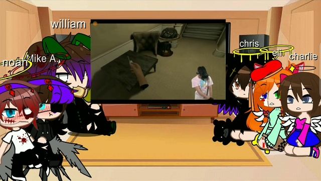 Afton's + charlie react to eddievr (my first reacting video) смотреть онлайн