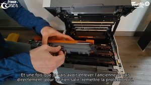 Remplacer toner BROTHER DCP 9020 CDW | Tutoriel Client