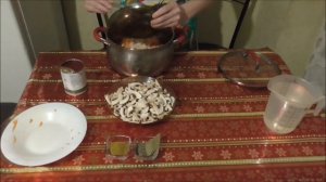 Фасоль тушёная с грибами и овощами . Как приготовить фасоль . Самая вкусная фасоль.