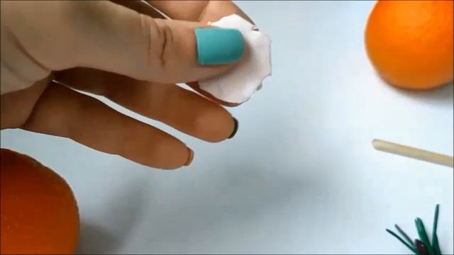 Мастер класс лепим серьги мандарины из домашнего холодного фарфора  Рецепт фарфора