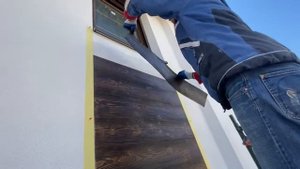 Имитация доски на Фасаде