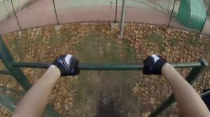 Солнышко на турнике от первого лица GoPro Hero 3