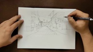 Architecture Series | How To Draw Buildings In Perspective Like An Architect | Tokyo Streets