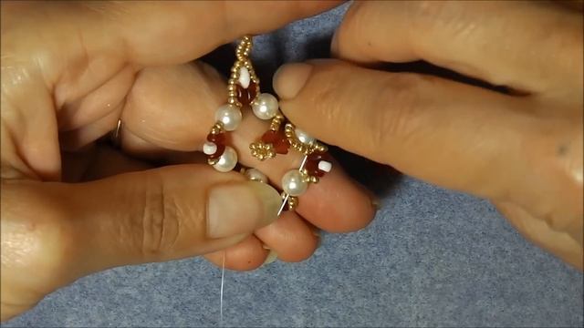Anniversary Wishes Pendant Beading Video Tutorial by Ezeebeady смотреть онлайн