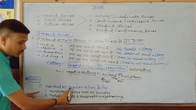 Tense, Present Simple Tense, Present Indefinite Tense