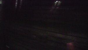 Участок "Размыва" в Петербургском метро. Вид из окна поезда.