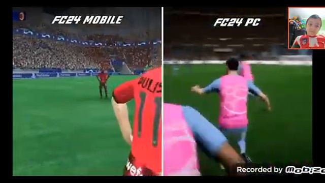 REACIONANDO A FC 24 MOBILE VS FC24 PC смотреть онлайн