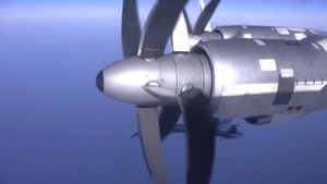Полеты Ту-95МС - стратегический бомбардировщик (Россия)