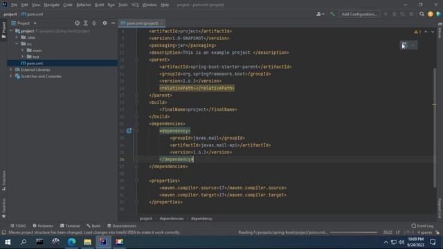 How to create a spring boot project without a spring initializer.