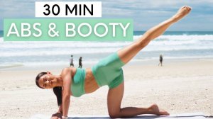 Move with Nicole - 30 MIN ABS & BOOTY WORKOUT _ Intermediate Mat Pilates (No Equipment)