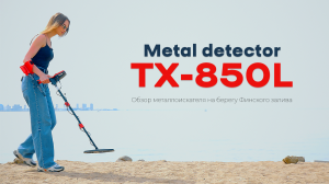 Metal detector TX 850L / Обзор металлоискателя на берегу Финского залива / Gigamart.ru