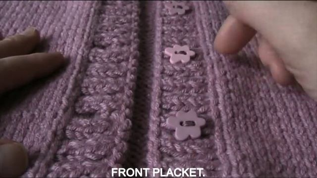 Детская кофта спицами. Реглан сверху.Часть 2/Knit Baby Cardigan.Part 2 смотреть онлайн