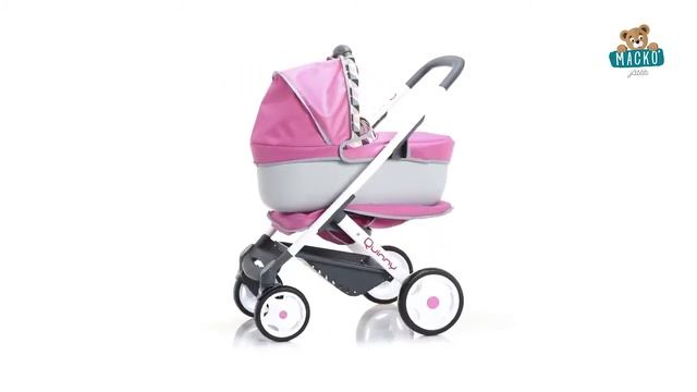 Babakocsi játékbabának 3 az 1-ben retro Maxi Cosi&Quinny Smoby смотреть онлайн