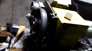 Токарный станок Корвет 402 добавил промежуточный ручьевой шкив
