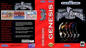 Sega Mega Drive 2 (Smd) 16-bit Mighty Morphin Power Rangers The Movie Полное прохождение