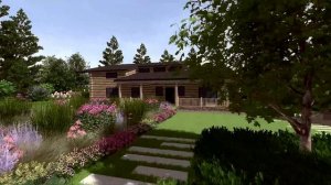 Ландшафтный дизайн участка 22 сотки