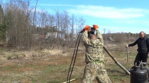 Сваекрут гидравлический "Гидро Кабестан" в работе + инструкция по монтажу