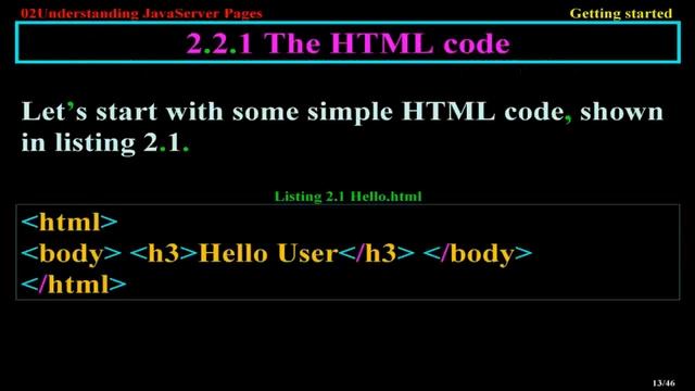 Understanding JavaServer Pages1/2 смотреть онлайн