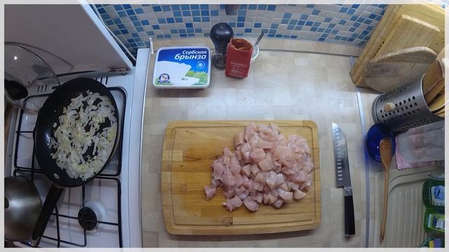 Куриное филе с брынзой