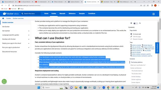 Container Vs VM Demo Docker container