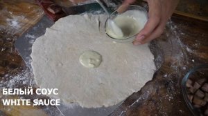 Сразу 2 рецепта пиццы на тонком тесте. Пицца с белым соусом,колбасой и мясом. И домашняя ПЕПЕРОНИ!