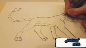 Рисую Киару из Король лев 2.