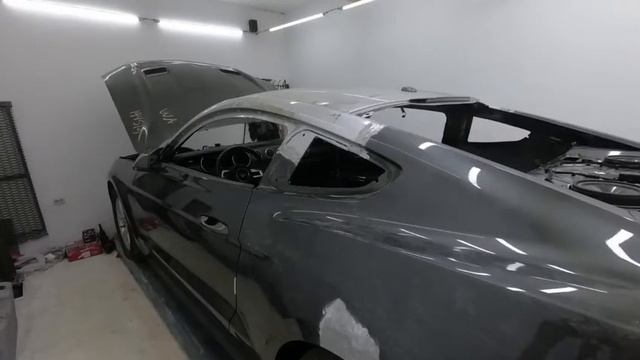 Замена крыши Ford Mustang