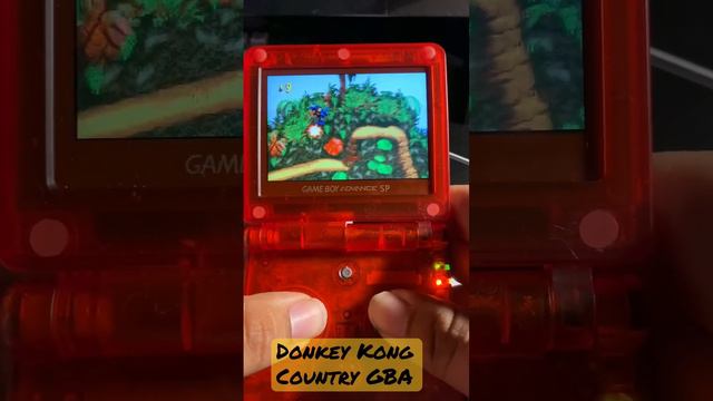 Donkey Kong Country on GBA!!! #donkeykong #nintendo #gaming #gameboy