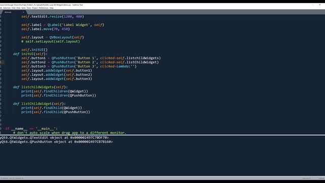 How to iterate child widgets | PyQt6 Tutorial