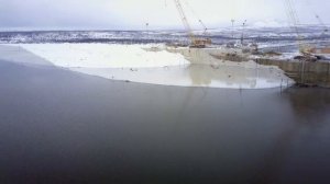 Усть- Среднеканская ГЭС осенне- весенний период