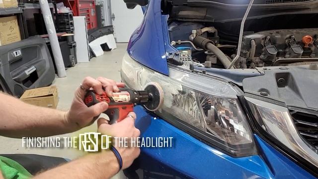 HONDA CIVIC HEADLIGHT RESTORATION PLUS INSTALL LED HEADLIGHTS смотреть онлайн