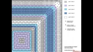 Вязаные подушки со схемами