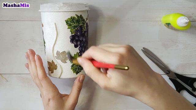 ?✅Красивый декор баночки своими руками / Идея украшения для дома/ Diy