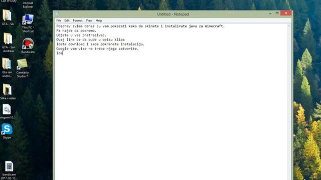 Kako skinuti i instalirati javu za minecraft смотреть онлайн