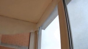 Атлас - Натяжной потолок Сделай сам ! ( на балконе )