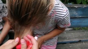 Как покрасить волосы фломастером